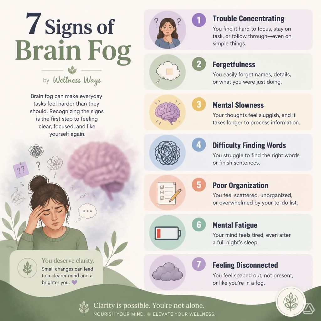 7 Signs of Brain Fog — by Wellness Ways