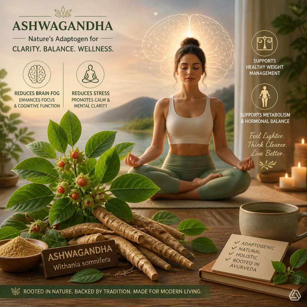 Ashwagandha for Brain Fog and Weight Gain