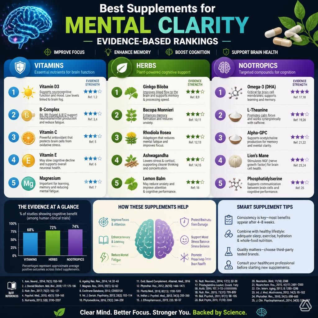 Best Supplements for Mental Clarity