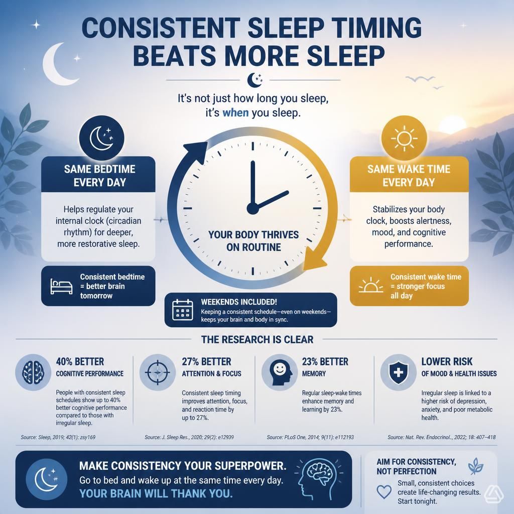 Consistent Sleep Timing