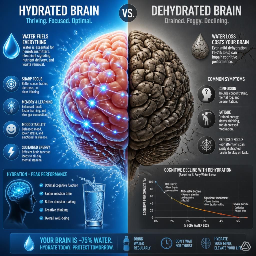 How Dehydration Affects Your Brain