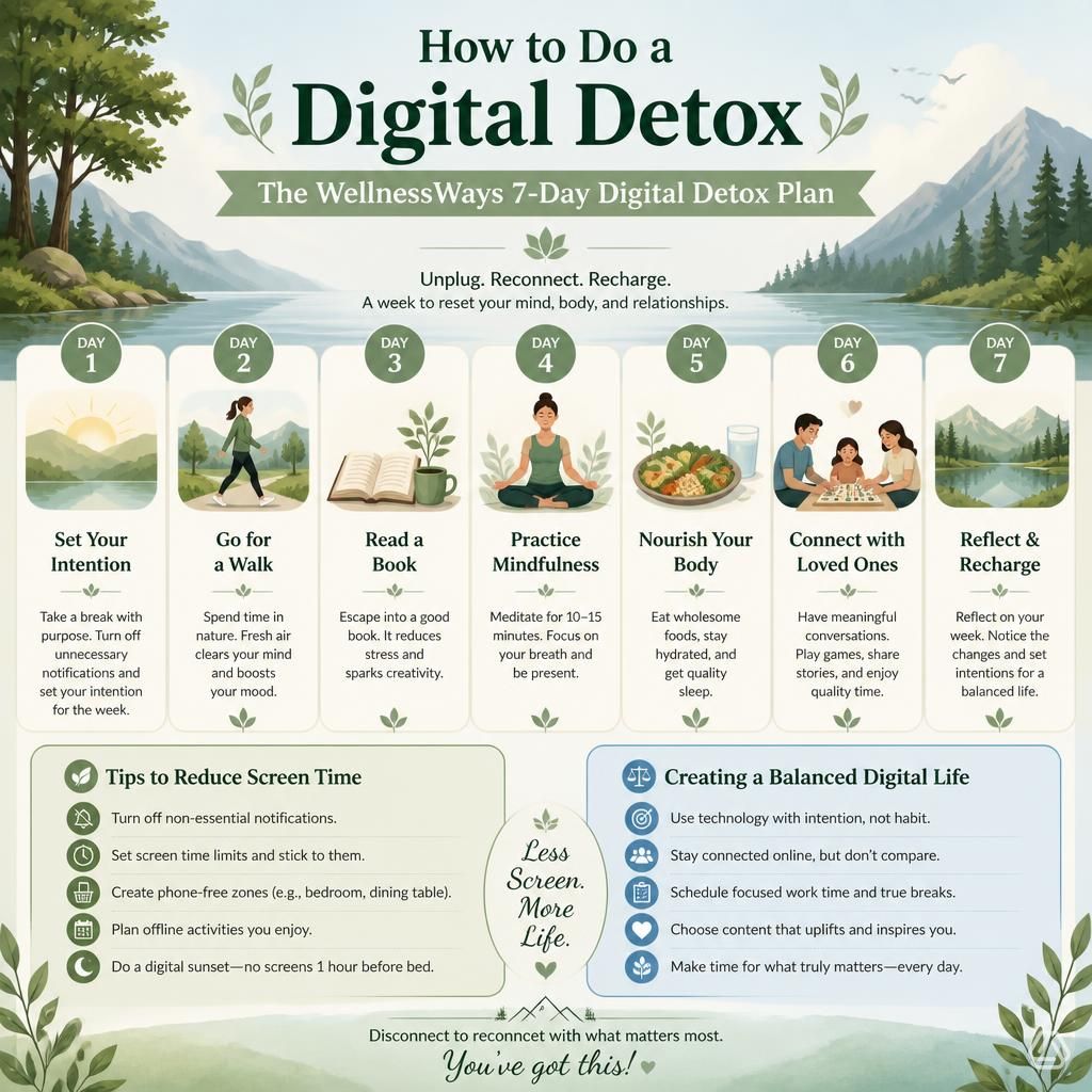 How to Do a Digital Detox — The WellnessWays 7-Day Digital Detox Plan