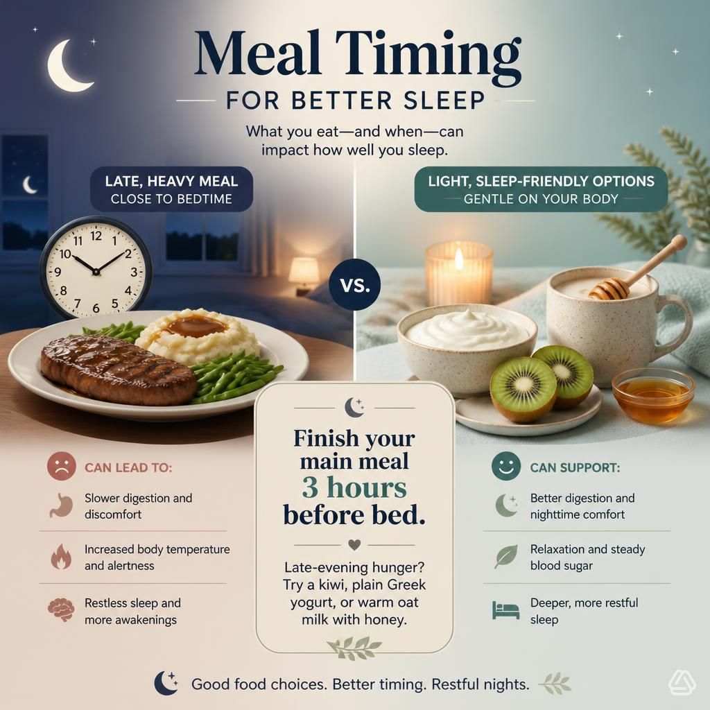 Large Portions Too Close to Bedtime