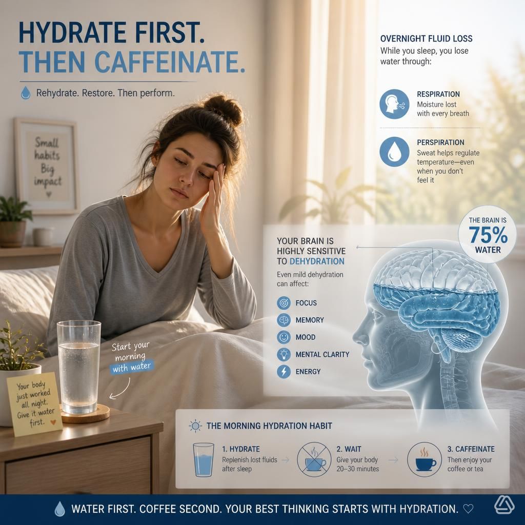 Morning Hydration Before Caffeine