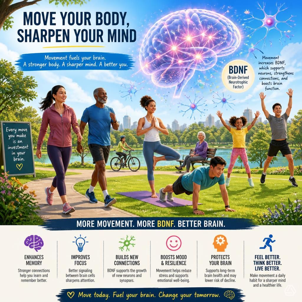 Move Your Body Before Your Mind - BDNF is Brain-Derived Neurotrophic Factor