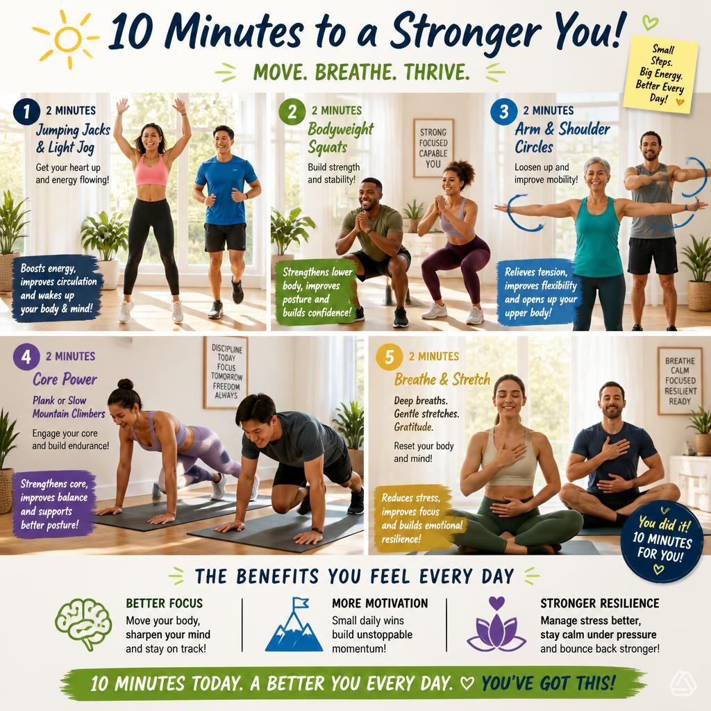 Move Your Body — Even for Just 10 Minutes