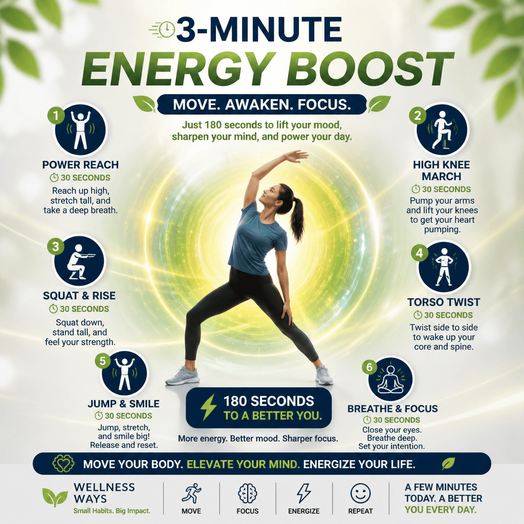Move for Clarity The 3‑Minute Energy Boost