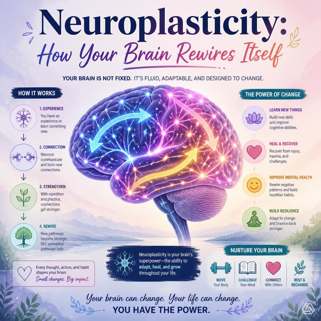 Neuroplasticity Brain Rewiring, How Your Brain Rewires Itself by Wellness Ways