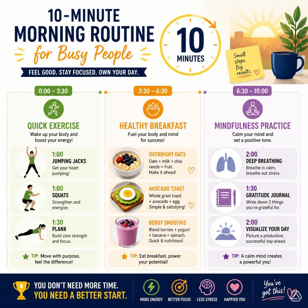 The 10-Minute Morning Routine for Busy People