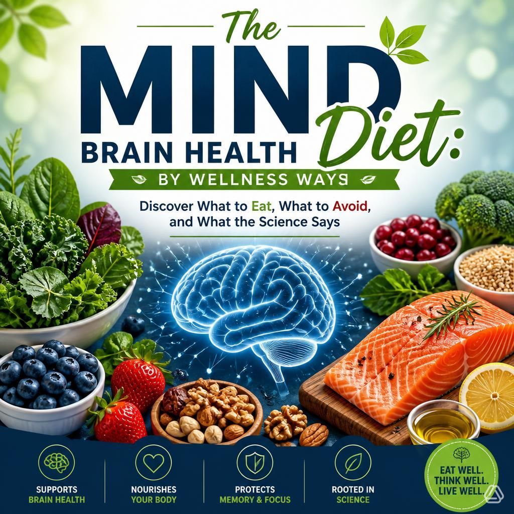 The MIND Diet Brain Health by Wellness Ways — Discover What to Eat, What to Avoid, and What the Science Says
