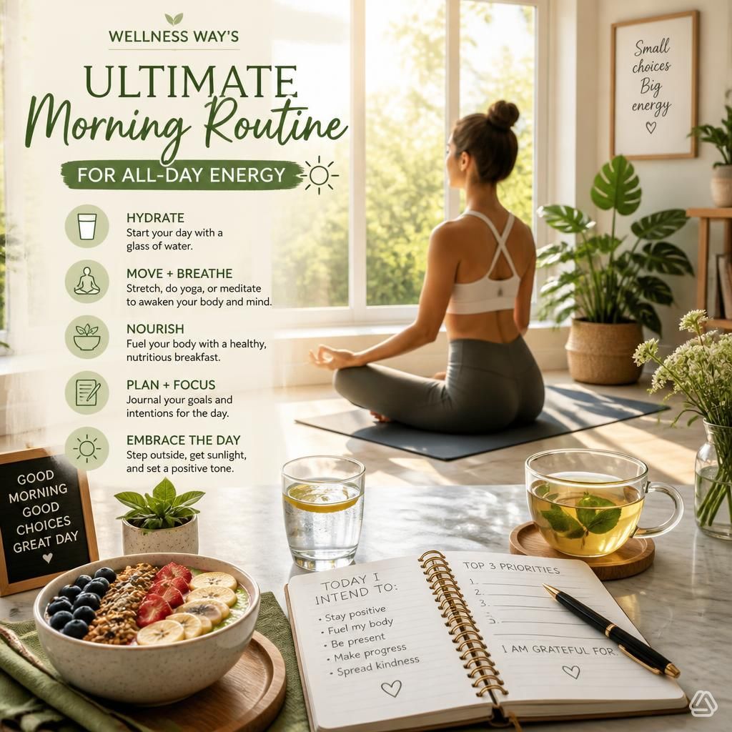 Wellness Ways Ultimate Morning Routine for All-Day Energy