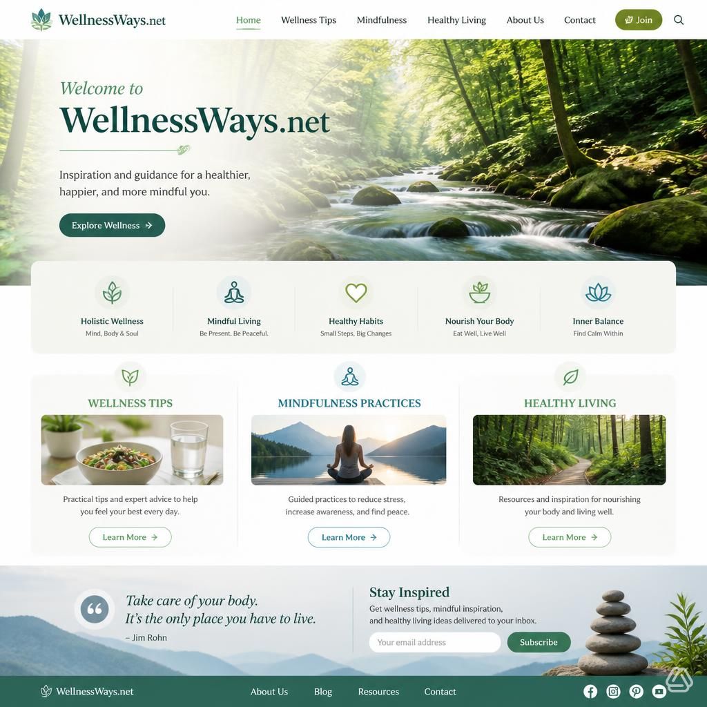 WellnessWays Website