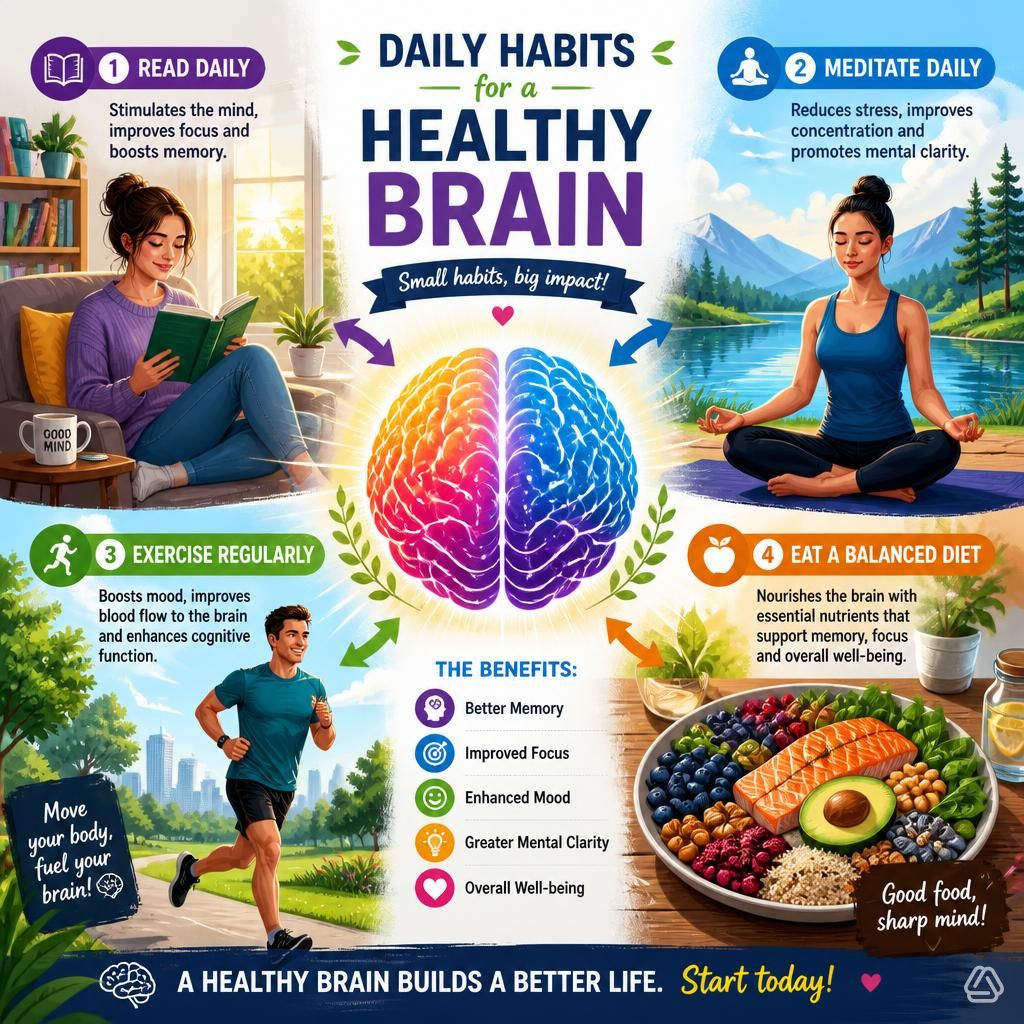daily habits to improve brain health- hero