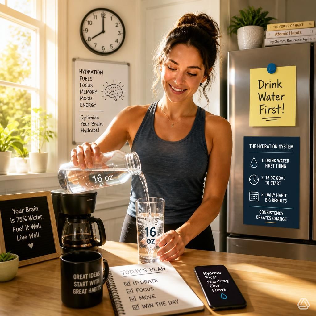 hydration is the most underutilized brain optimization tool in existence