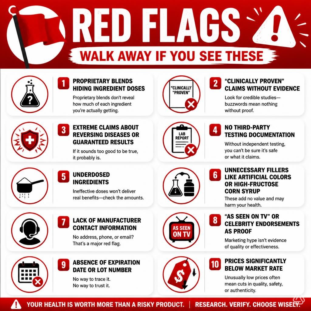 Red Flags — Walk Away If You See These